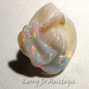 A Rose by the Sea – Opal Carving #IOJDAA